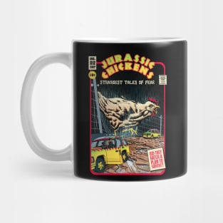 Jurassic Chickens Mug